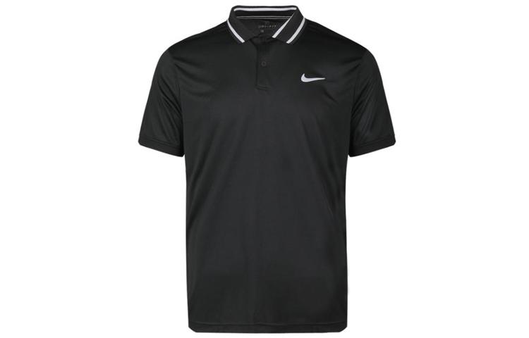 Nike Polo Shirts Men s Black Polo Collar Moderate Straight Fit BV1195-010 S