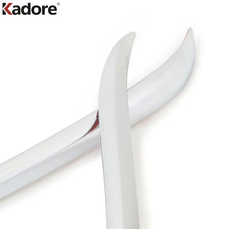 Front Bumper Corner Cover Trim For Toyota Land Cruiser FJ200 LC200 2013 2014 Chrome Car Head Fog Light Lamp Strip Accessories