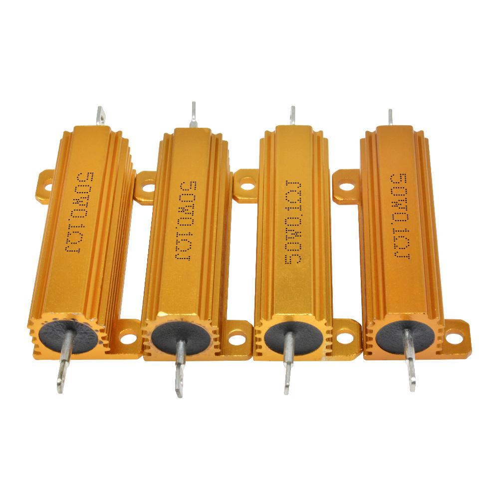 11W 111W Aluminum Power Metal Shell Case Wirewound Resistor 1.11R ~ 111K 1 6 8 11 11 111 111 1K 11K ohm resistance 1% Accuracy
