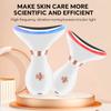 EMS Microcurrent Facial Neck Beauty Device LED Photon Firming Rejuvenation Anti Wrinkle Thin Double Chin Face Lifting Massager