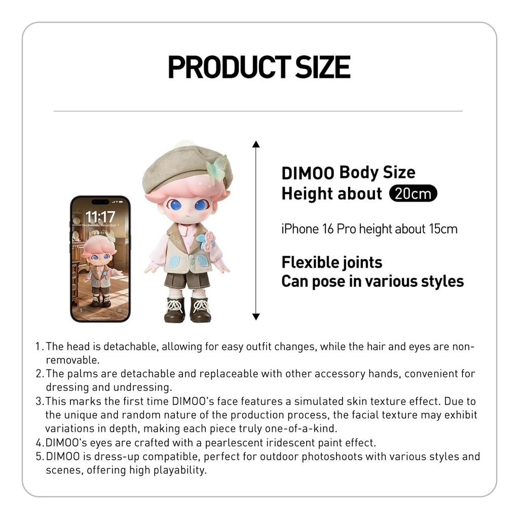 POP MART DIMOO Gentleman Series Action Figure 1/8