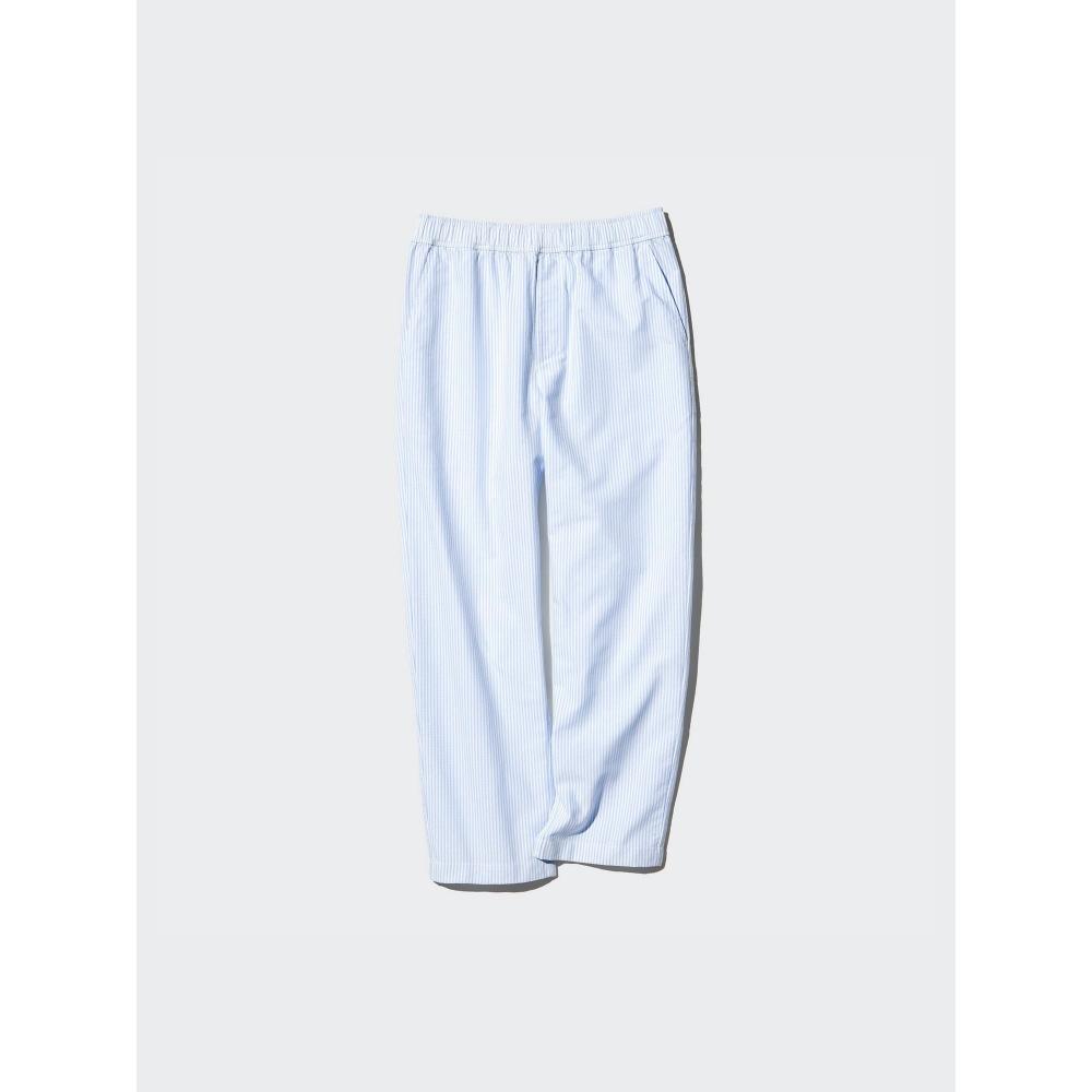 

Uniqlo Хлопковые брюки Relax Ankle Pants Stripe 61 BLUE/WOMEN XS