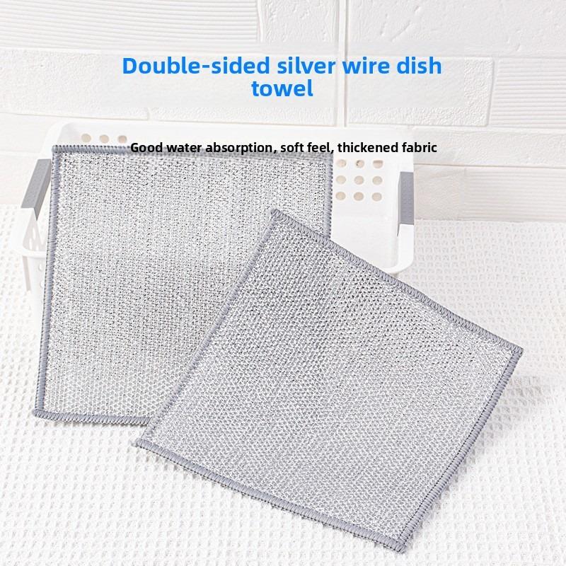 Ocelová drátěná tkanina, Stříbrná drátěná bambusová, Uhlíková mřížka, Nepřilnavá olejová tkanina, Kuchyňský sporák, Mytí nádobí, Drhnutí hrnců, Odmašťovací stříbrná drátěná tkanina