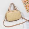 JYL TS Women's Sling Bags  Messenger Bag 005 Hand Hold Woven Rhombus Wave Texture Women Bag