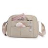 Women's Multi-Compartment Nylon Crossbody Bag Large Capacity Shoulder Bag