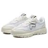 FILA Fusion Heritage Running Fabric Synthetic Leather Thick Sole Casual Low Top Dad Shoes Women sneaker White T12W131103FWV