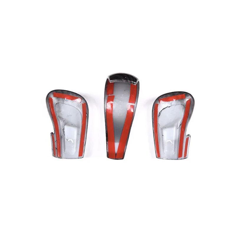 Car For Mazda 3 BP Axela CX-30 CX30 CX-50 - 3pcs Accessories Carbon Fiber Texture ABS Gear Shift Head Cover Trim