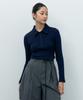 MAKE A TOAST Soft Mix Collared T-Shirt (Navy) Mbfsto025Nv
