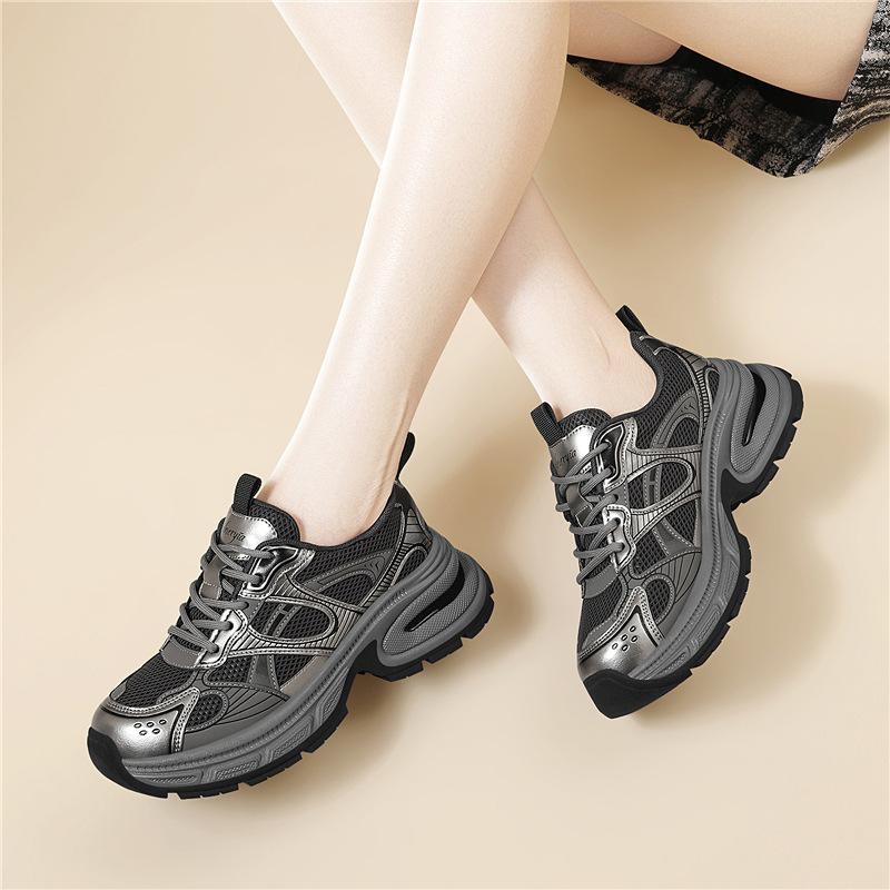 

(Broken size does not make up) Small leather shoes women s height-increasing single shoes autumn new mid-heel thick-soled lightweight loafers 34