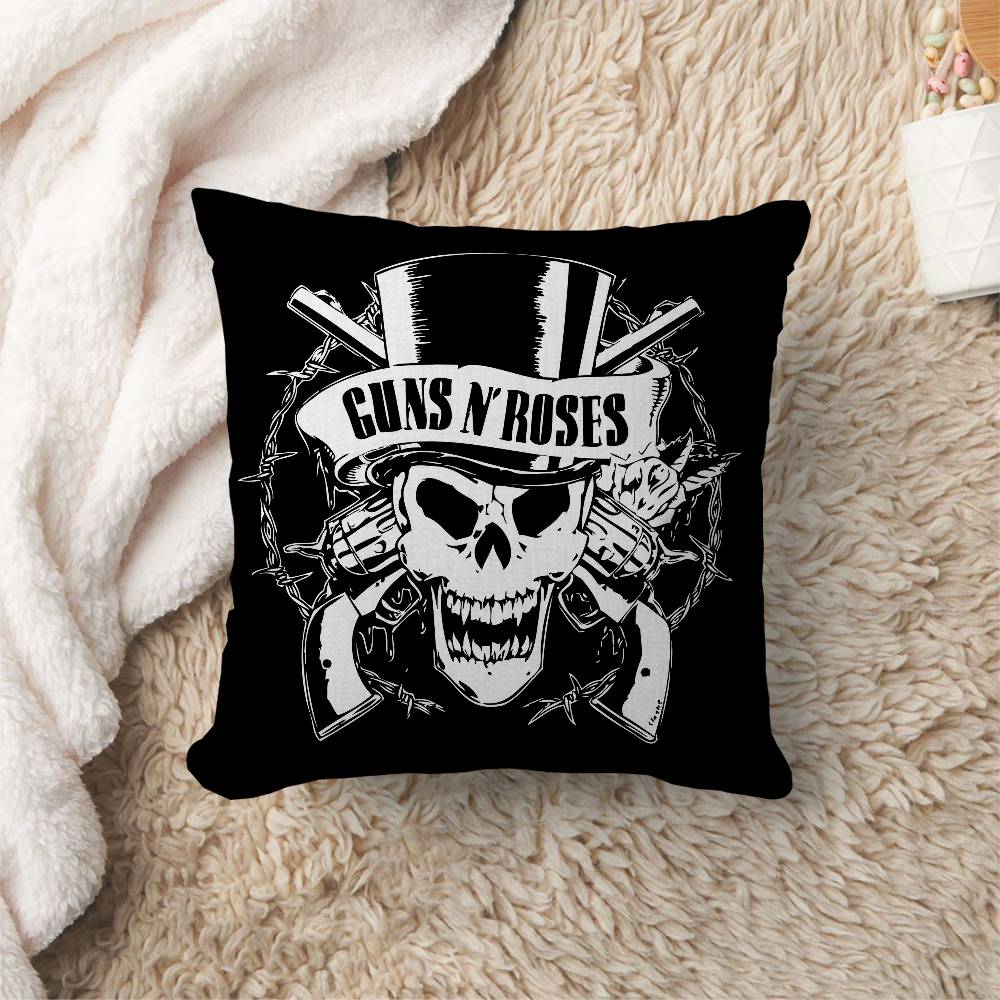 GGuns N RRoses Personalized Picture Text Home Decorative Pillows Household Gifts Xcm