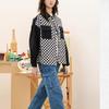 Vans Comfortable Fashionable Personalized Warm Long Sleeve Shirt Women Shirts Black Checkered VN000NFAEC5