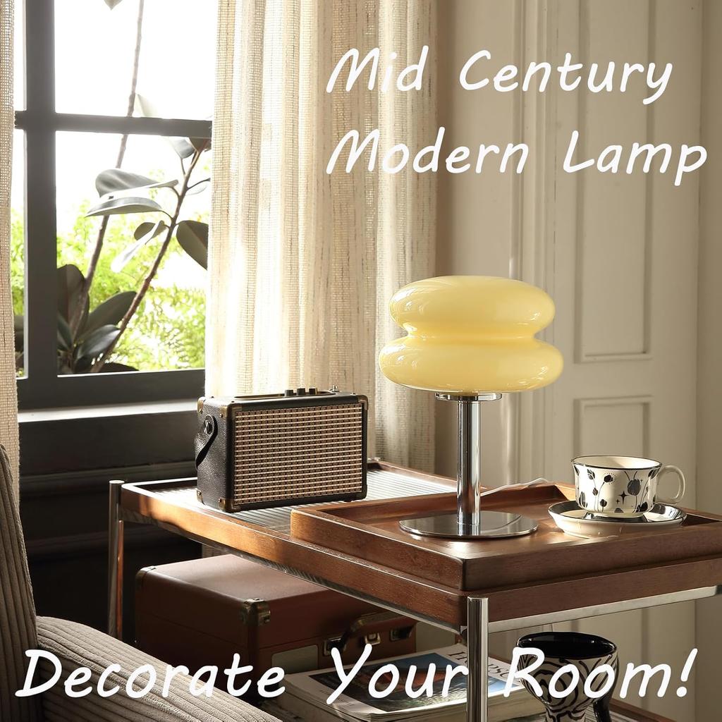 Desktop Small Table Lamp Bedroom Decorative Lamp Bauhaus Postmodern Minimalist Mid-century Small Night Light