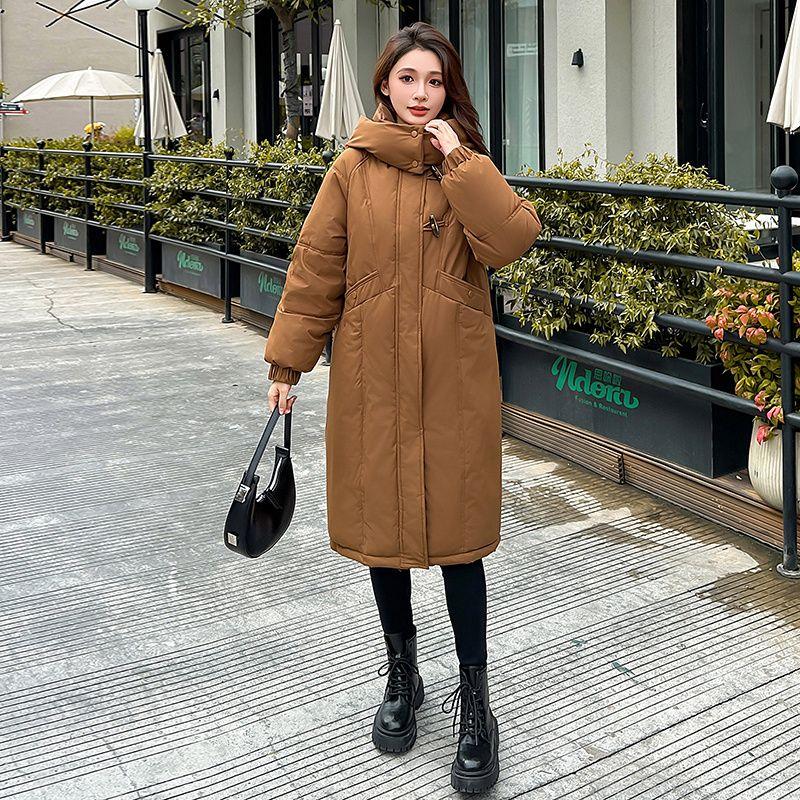 Fashionable Thick Long Down Cotton-padded Jacket, Loose Thick Coat for Women Winter