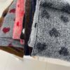 Kids Scarf Winter Warm Korean Fashion Sweet Heart Design Knitted Neck Warmer Thick Soft Scarf for Children Boy Girl (3-14 Year)