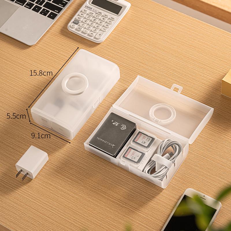 Multifunctional Large Capacity Data Cable Storage Box Travel Storage Device