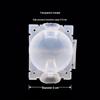 transparent one-piece diameter 5cm