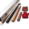 CUESOUL Handcrafted Jointed Snooker Cue with Extension and Aluminum Cue Case 57" 3/4 (D304)