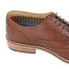 Roamers Mens Conker Leather Brogues