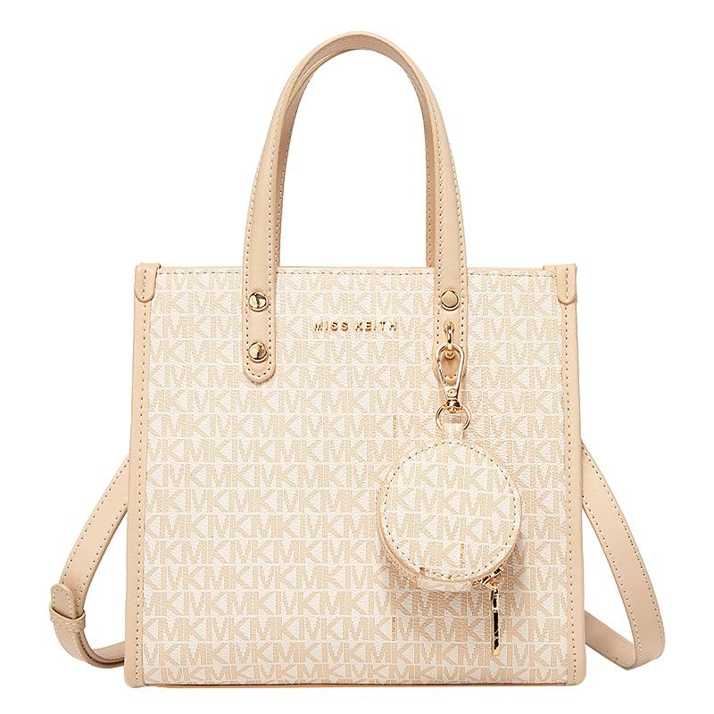 2024 Summer New Niche Design High-End Letter Print Handbag for Women, Large Capacity Single Shoulder Crossbody Tote Bag