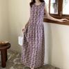 Summer sleeveless polka dot nightdress women's summer cotton silk long dress can be worn outside casual loungewear yellow high-end dress