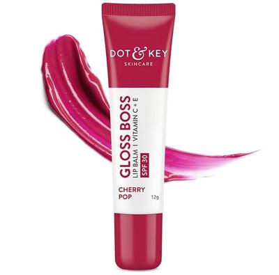DOT & KEY Dot &Key Cherry Lip Balm Spf 30 Moisturization For Smooth Soft Lips, Shea Butter With Vitamin E 12Gm