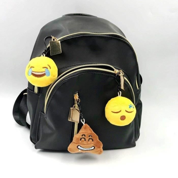 Plüschtier - jzk - Mini-Emoji - 45 Stück - 5 cm - mehrfarbig
