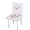 Pastoral Embroidery Dining Chair Cover Embroidery Tablecloth Dining Table Fabric Handmade Hollow Household Chair Cover