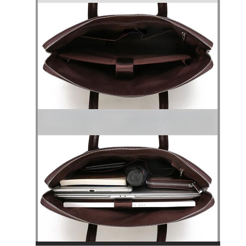 Men's Messenger Business Briefcase Wear-resistant Casual Bag Men's Handbag Horizontal Shoulder Bag