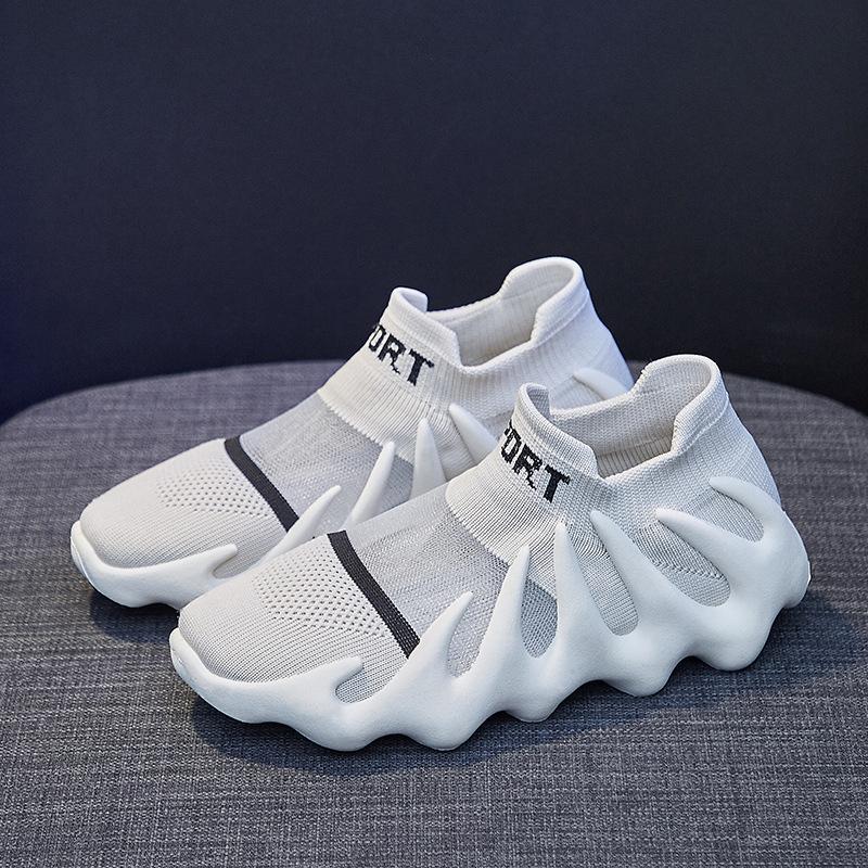 Mesh Breathable Shoes Women's Flying Woven Xiaolongbao Running Casual Shoes