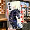 Animal Oil Painting Horse Cover Phone Case For Samsung Galaxy S26 S25 Edge S24 Ultra S23 S22 Plus S21 S20 FE Soft Fundas Shell G