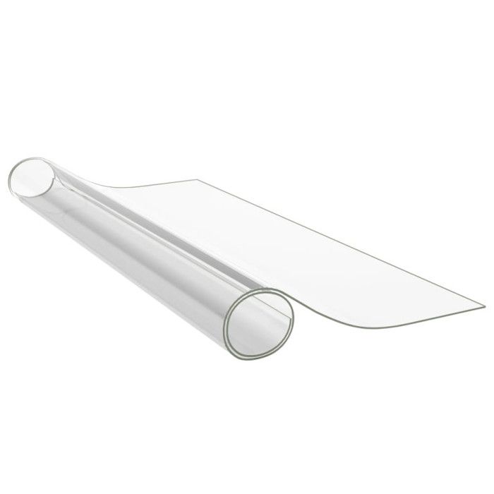 Protecteur de table transparent 180x90 cm 2 mm PVC