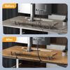 1pc 40cm/15.74in PVC Desk Cable Organizer Cable Management Accessories Cable Protecter No Drilling Under Desk Management Tray