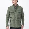 European and American Style Men's Autumn and Winter Padded Jacket, American Casual Business Warm Cotton Coat
