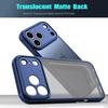 Luxury Frosted Translucent Phone Case For IPhone Air 17 Pro Max 17Pro 17 Shockproof Skin Feel Solid Color PC+TPU Protector Cover