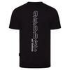 100 Hårdcore Gabber Vertikal T-shirt Svart Unisex S Svart