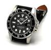 TECHNOS Technos Men's Watch Diver Watch Leather Strap Metal Strap Included Rotating Bezel Black TASM419SB-L