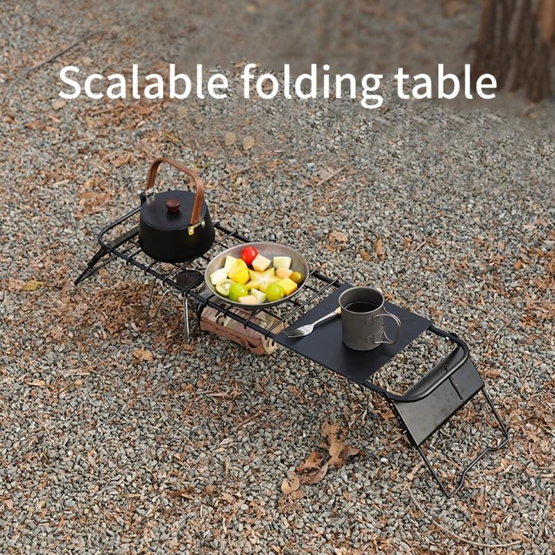 Portable Camping Table Lightweight Travel Folding Beach Table Camp Table for Camping Hiking Backpacking Outdoor Picnics