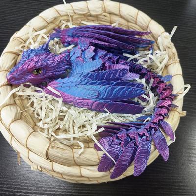 3D Printed Dragon Wyvern Dragon 35Cm Articulated Fidget Dragon Home Office Decor Desk Toy
