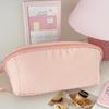 Women Macaron Color WideOpening Tote Makeup Bag Case Simple INS Style Large Capacity Cosmetic Toiletry Bag for Business Travel