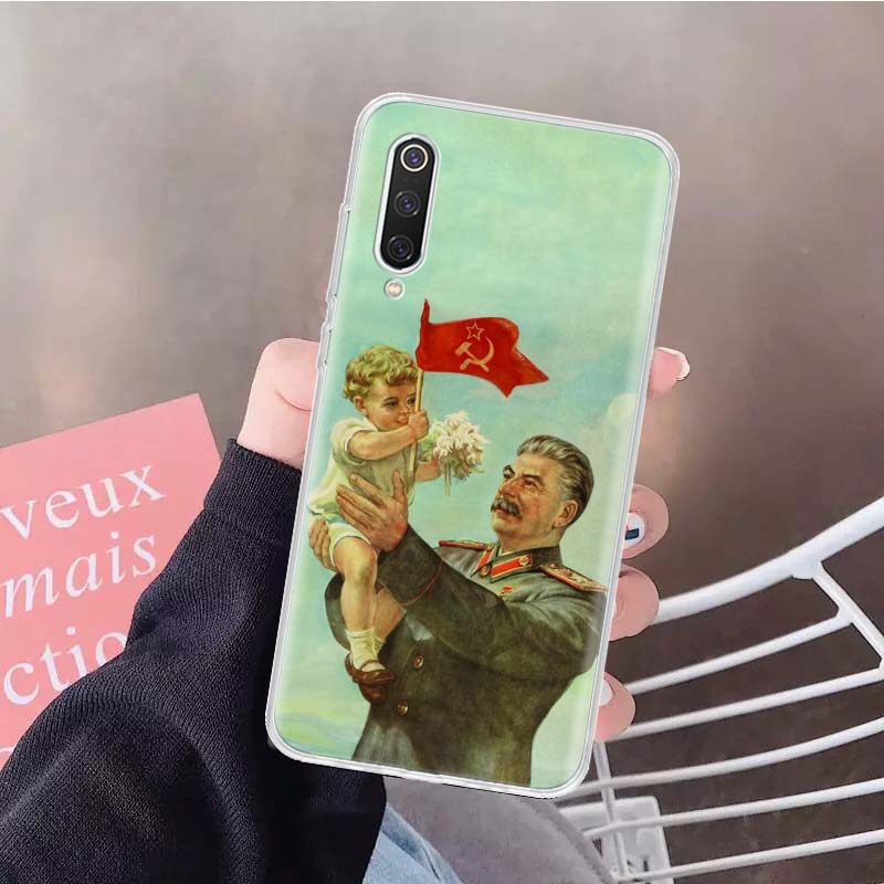 Vintage Stalin USSR CCCP Soft Phone Case For Xiaomi Redmi Note 15 14 14S 13 12 Pro Plus 12S 11 11S 11E 10 10S 11T 5G Fundas Coqu