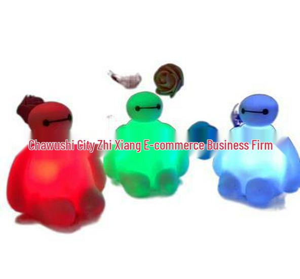 

Baymax Color-Changing LED Plush Toy Night Light for Kids - Big Hero 6 1 разноцветный