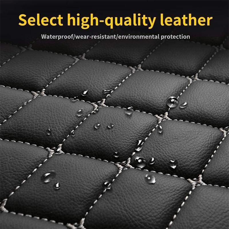 Car Floor Mat For Volkswagen Id4 High Quality Non-Slip Leather Woman Diamond Carpets Man Auto Foot Pads Interior Rugs