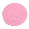1/3pcs  Cup Mat Cotton Thread Woven Coaster Round Placemats Drink Hot Pads Mats Absorbent Scald-Proof Drink Coaster