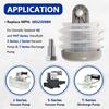 385230980 Toilet Pump Bellows Kit /Sealand, For J and S Series and T Series, VHT, and VG Series Marine Vacuum Discharge Pump Kit