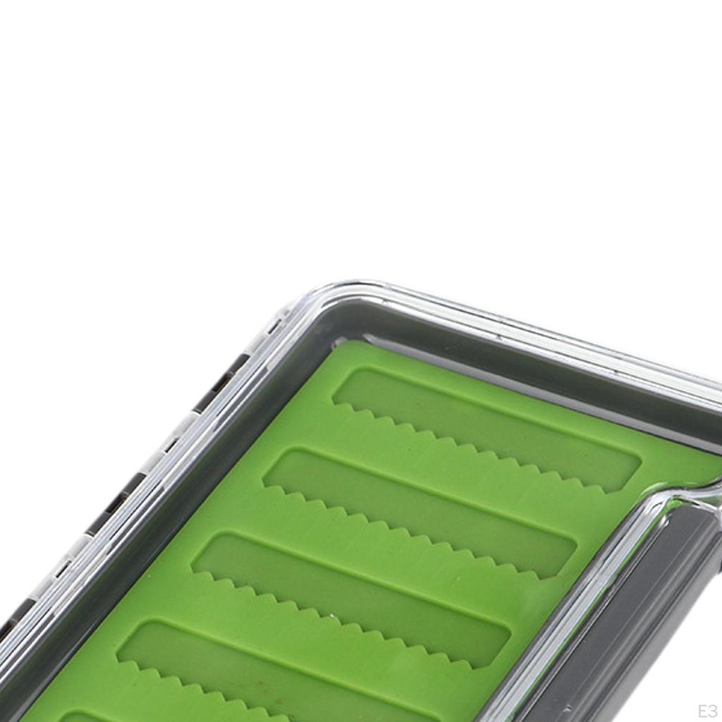 Fly Box Fishing Freshwater Saltwater Transparent Lid Lightweight for Bass Trout Gear