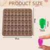 Reusable Skull Silicone Mold 40 Cells Skeleton Head Mould Mini Skeleton Head Mold  Kitchen