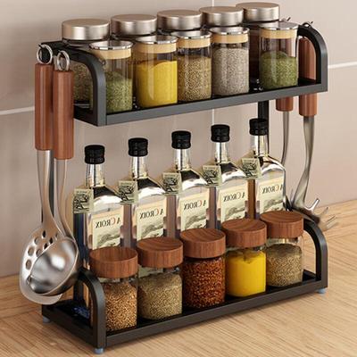 Stainless Steel Wall-Mounted Kitchen Spice Rack