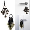 Witch Bells for Door Knob Pagan Rustic Witchcraft Supplies Bell String Hanging Witch Bell for House Bedroom Home Wall Garden