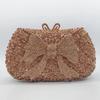 Große Strass-Abendtasche mit Schleife Clutches Kristalltaschen Silber/Grün Damen Hochzeits-Dinner-Handtaschen Diamant Damen Party Abschlussball-Clutch
