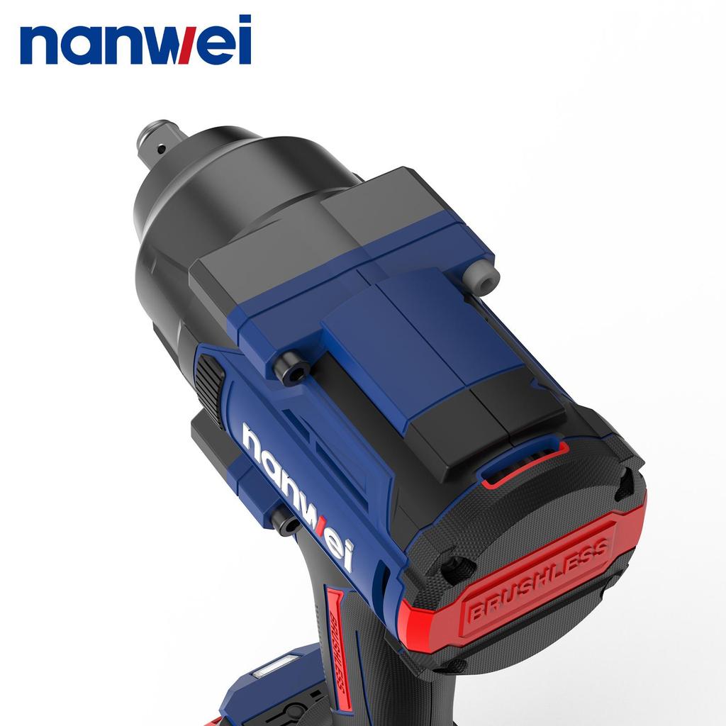 NANWEI 800N Electric Impact Wrench, Size 1/2, Adjustable Torque 500N/600N/800N